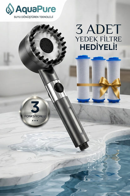 AquaPure Filtreli Duş Başlığı
