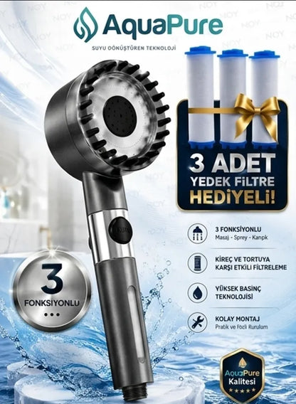 AquaPure Filtreli Duş Başlığı